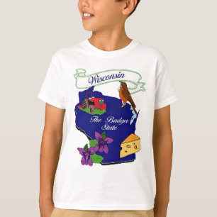 T-shirt État du Wisconsin