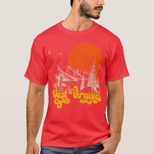 T-shirt État vintage de la Virginie-Occidentale Mid Centur