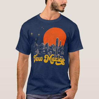 T-shirt Etat vintage du Nouveau-Mexique au milieu du siècl