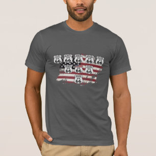 T-shirt États de l'itinéraire 66