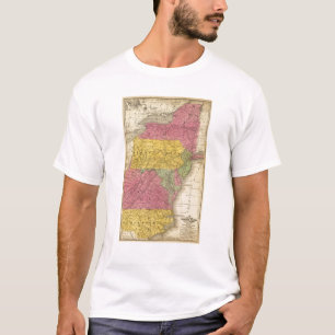 T-shirt États moyens, Etats-Unis
