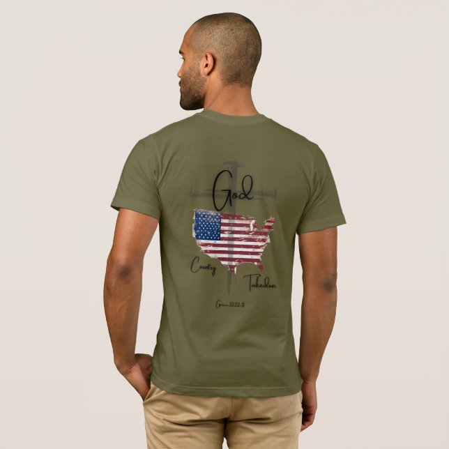 T-shirt États-Unis  (Dos entier)