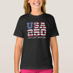 T-shirt États-Unis 250 4 Juillet