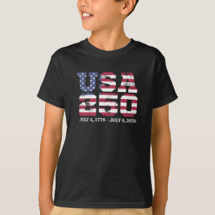 T-shirt États-Unis 250 4 Juillet