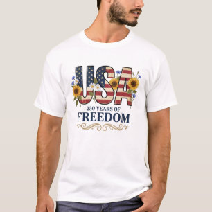T-shirt États-Unis 250 Ans 4 juillet