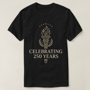 T-shirt États-Unis 250 Célébration Années Patriotique 4 ju