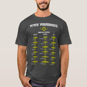 T-shirt États-Unis 2ÈME GUERRE MONDIALE Warbirds