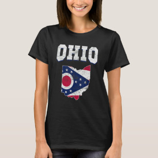 T-shirt Etats-Unis Citoyen Fière Amérique Drapeau Plan Ter