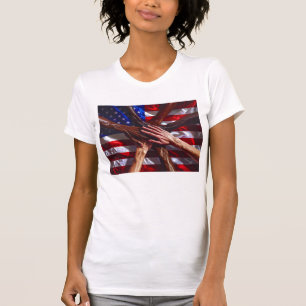 T-shirt États-Unis contre le racisme et plus de tolérance