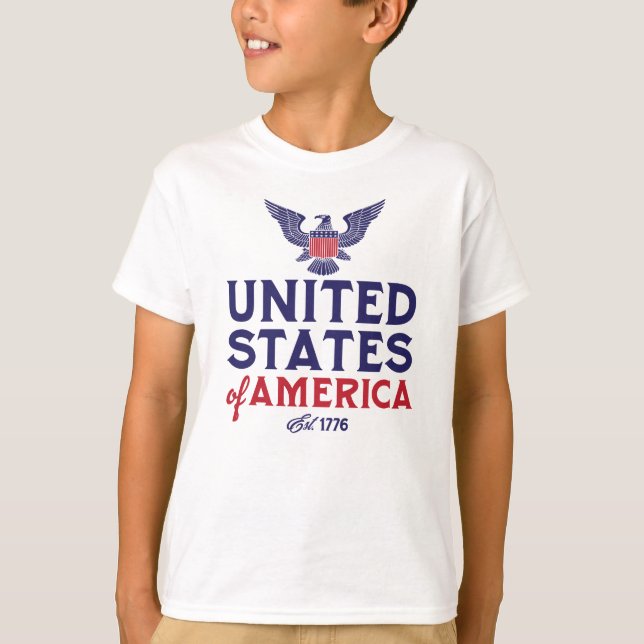 T-shirt États-Unis d'Amérique (Devant)