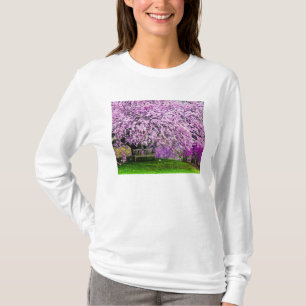 T-shirt États-Unis, Delaware, Wilmington. Banc en bois sou