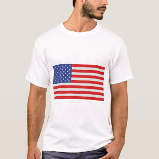 T-shirt États-Unis - Drapeau américain aux dimensions corr