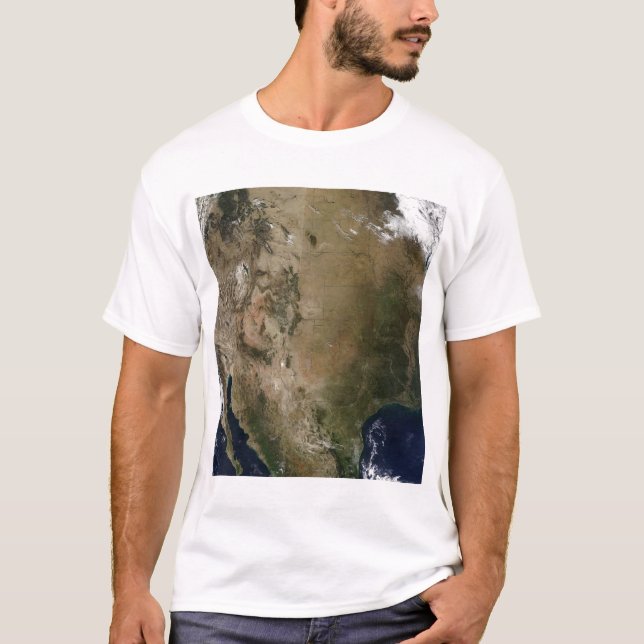 T-shirt États-Unis du centre et de l'ouest (Devant)