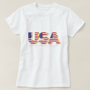 T-shirt États-Unis - États-Unis d'Amérique - Drapeau - Pat