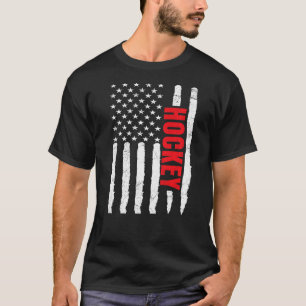 T-shirt États-Unis Hockey sur glace États-Unis Pratique Dr