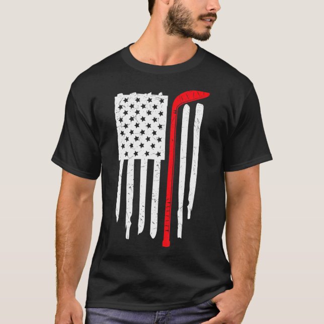 T-shirt États-Unis Hockey sur glace États-Unis Pratique Dr (Devant)