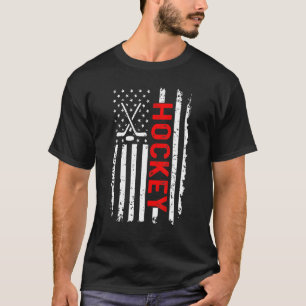 T-shirt États-Unis Hockey sur glace États-Unis Pratique Dr
