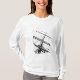 T-shirt États-Unis, Massachusetts, Boston. Mâts de grand v