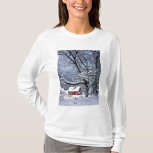 T-shirt États-Unis, Oregon, comté de Clackamas. Neige fraî