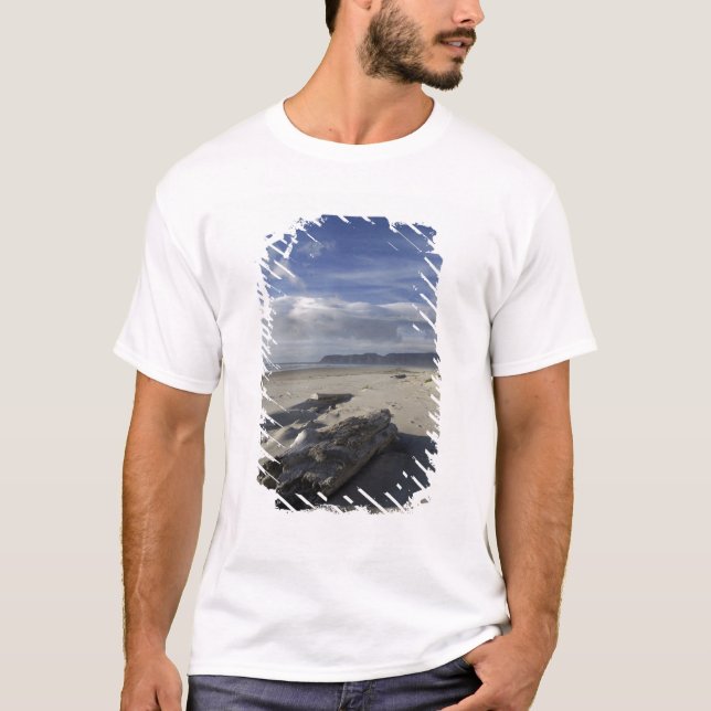 T-shirt États-Unis, Oregon, dunes de sable et océan, Pacif (Devant)