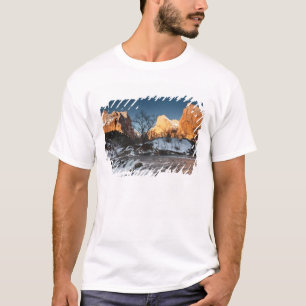 T-shirt États-Unis, Utah, parc national de Zion. Lever de
