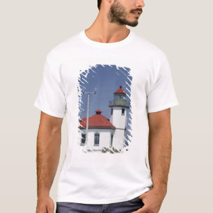 T-shirt États-Unis, Washington, Seattle, phare d'Alki Poin