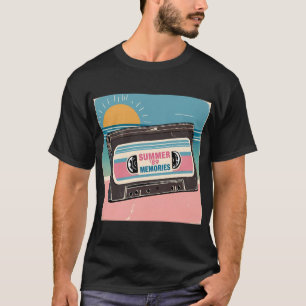 T-shirt Été 89 Bande-Bande - Musique rétro Cadeau