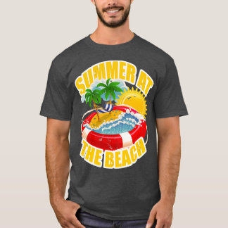 T-shirt été à la plage 2