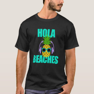 T-shirt Été Ananas Lunettes de soleil Croisière Hola Plage
