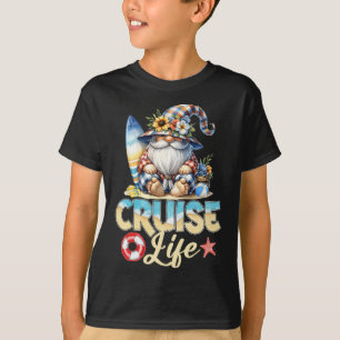 T-shirt Été Avec Mes Gnomies Vacances Croisière Vie Gnome