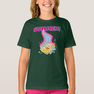 T-shirt Été blond de fille