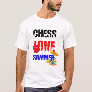 T-shirt Été d'amour des échecs