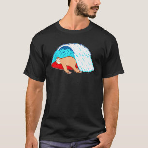 T-shirt Été de la vague de Surf Sloth