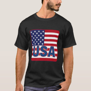 T-shirt Été décontracté femmes hommes patriotique fierté a