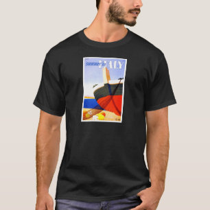 T-shirt Été en Italie Vintage voyage