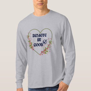 T-shirt Été Unisex Citation Coeur Floral B I G Vêtements