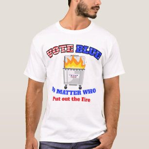 T-shirt Éteins le feu de la poubelle