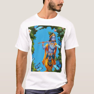 T-shirt Étendre L'Amour, Vivre Comme Krishna - La Sagesse 