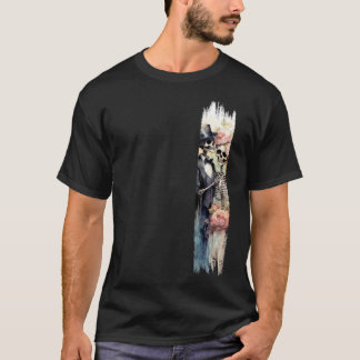 T-shirt Eternal Love Skeletons Brushstroke Paint