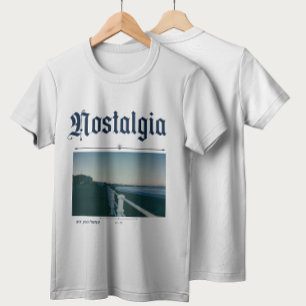 T-shirt "Êtes-vous heureux" - Application graphique nostal