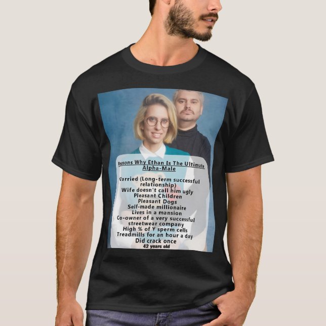 T-shirt Ethan Klein H3 Productions 42e Chemise d'anniversa (Devant)