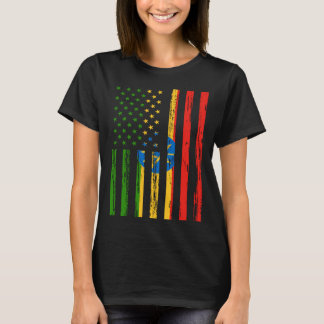 T-shirt Ethiopia Flag America US It is in my DNA Ethiopia