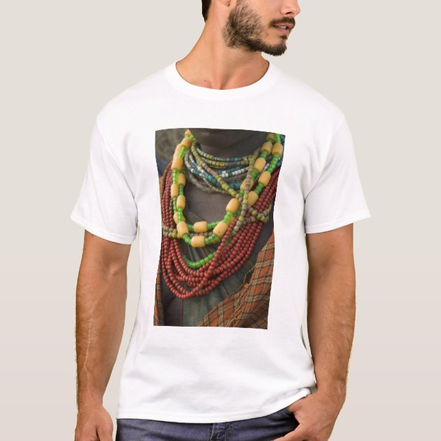T-shirt Ethiopie : Bassin inférieur de la rivière Omo, del (Devant)