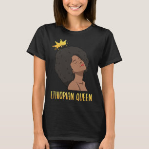 T-shirt Ethiopie Ethiopiennes Drapeau Fière Amour Princess