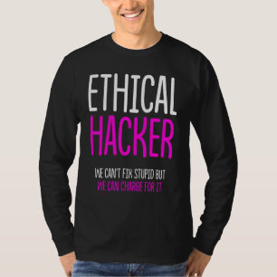 T-shirt Éthique Hacker Cybersécurité It Pen Tester 3