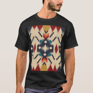 T-shirt Ethnic Abstrait : Tribal Geometry Print.