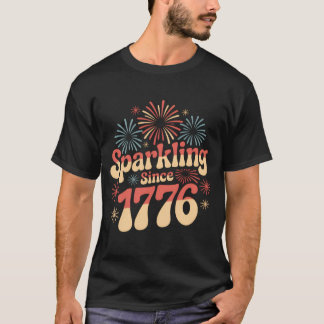 T-shirt Étincelant depuis 1776 4 juillet Patriotique