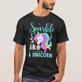 T-shirt Étincelle Comme Une Unicorne