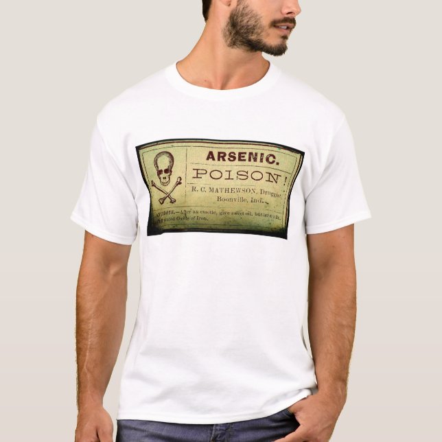 T-shirt Étiquette Arsenic désorganisé (Devant)