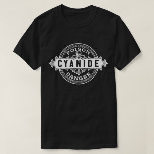T-shirt Étiquette Cyanide Vintage Style Poison